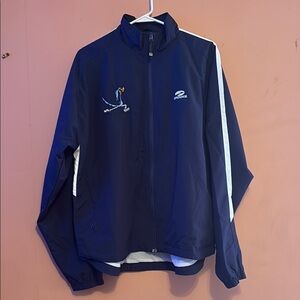 Brooks Navy and White Men's Jacket